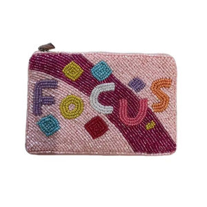 กระเป๋าปักลายลูกปัดทำด้วยมือแฟชั่นน่ารักกระเป๋าใส่เหรียญพร้อมลูกปัดแก้วทรงสี่เหลี่ยมสำหรับตกแต่งบ้านกระเป๋าลูกปัดหลากสี - Product Image 1