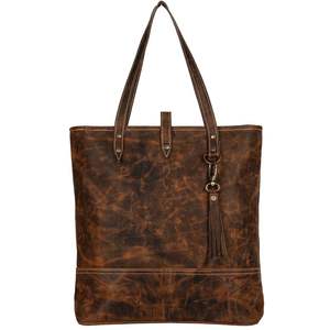 Sac fourre-tout en cuir pleine fleur de qualité supérieure pour femme, style western, sac à main vintage en cuir véritable, style Ins, fermeture éclair, vente chaude - Product Image 1
