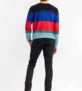 Prix de gros sur mesure Pull-over pour hommes Col rond Style solide Hiver Coton Polyester Design personnalisé - Product Image 2