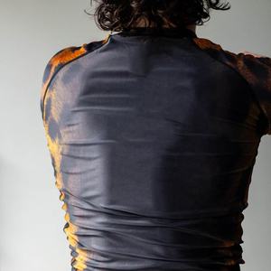 Chemises de compression à manches courtes pour hommes, personnalisées, très vendues, Rash Guard BJJ, Rash Guard imprimé sur toute la surface, fabriqué en polyester et élasthanne - Product Image 2