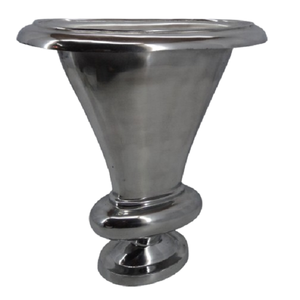 Vase à fleurs en aluminium et métal Pots de décoration moderne pour la maison Hot Selling New Look for Wedding Item And Living Room - Product Image 6