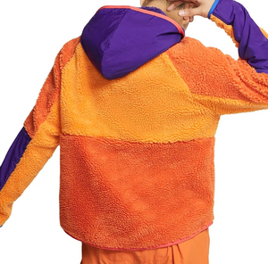 Marca personalizada de alta calidad hombres Streetwear media cremallera sudaderas con capucha Polar polar cuello alto hombres pulóver sudadera Unisex con capucha - Product Image 3