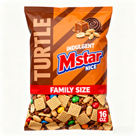 Sacs de mylar personnalisés Pochette debout en papier d'aluminium refermable de qualité alimentaire 14G Emballage de biscuits
