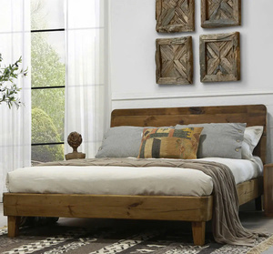 Vente chaude cadre de lit en bois massif Durable King & Queen Size personnalisation OEM ODM fabriqué au Vietnam - Product Image 3