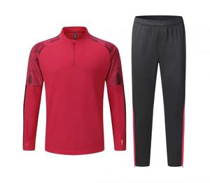 Conjunto de camiseta de fútbol 2025 para hombre, camiseta de gimnasio a prueba de viento de invierno, pantalones, chándal de fútbol para correr, entrenamiento, ropa deportiva lavada para niños - Product Image 4