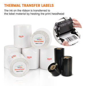 Étiquette imprimable collante de voile 2.5x3. Imprimante adhésive en vinyle couleur 4x6 étiquettes d'expédition thermique - Product Image 5