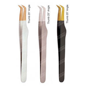 Pince à épiler 25 degrés pour Extension de cils - Product Image 1