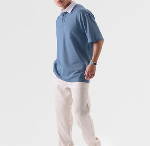 Chemise à manches courtes pour homme de haute qualité, nouvelle collection été, anti-froissement, 100% coton, tissu tricoté respirant, motif imprimé pour - Product Image 4