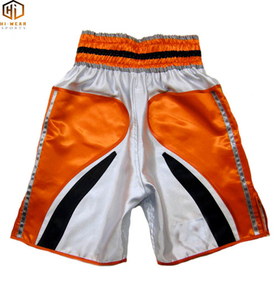 Pantalones Cortos de Boxeo Unisex, Color Negro y Dorado, de Secado Rápido, 180g, Duraderos, Elásticos, de Poliéster, para Artes Marciales - Product Image 3
