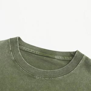 T-shirts de voyage unisexes respirants lavés à l'acide vente en gros 100% coton vêtements confortables pour hommes femmes parfaits pour l'été tous les jours - Product Image 3