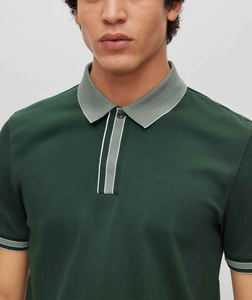 T-shirts de golf en polyester vierges brodés par sublimation 2024, chemises unies, impression de logo personnalisé, polos, polos grande taille - Product Image 4