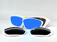 Lunettes de sport interchangeables et amovibles avec verres polarisés certifiés ANSI Z87.1, protection UV400 multi-couches