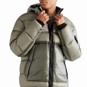 Chaquetas de invierno de talla grande para hombres y mujeres Otoño e Invierno Nueva chaqueta acolchada de burbuja delgada suelta con capucha de longitud media - Product Image 2