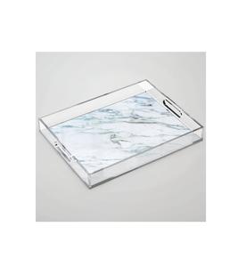 Plateau de service alimentaire en acrylique de grande taille au design unique Plateau en acrylique de qualité supérieure avec poignées Plateau en acrylique au prix le plus bas - Product Image 6