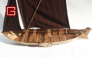 Gia Nhien Fabricant Approuvé Conception Personnalisée quantité minimale de commande Bas Houten Boten & Punters MODÈLE DE BATEAU EN BOIS-MODÈLE DE BATEAU EN BOIS - Product Image 3