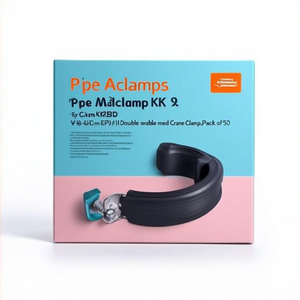 Abrazaderas para Tuberías Walraven, Abrazadera para Varilla KSB2 Ev 48-52 mm EPDM M8/M10, Abrazadera de Doble Extremo para Grúa - Paquete de 50 - Product Image 3