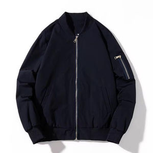 2025 best premium quality Top Selling Wholesale Price <b>Men</b> Bomber <b>Jackets</b> Solid Color <b>Light</b> Weight Bomber <b>Jacket</b> for <b>Men's</b> - Product Image 6