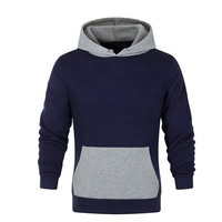 Sudadera con Capucha para Hombre, Casual, Cálida, 100% Algodón, Manga Larga, Diseño de Bloques de Color, para Motociclismo y Automovilismo