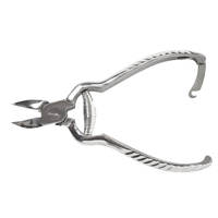 Pince à cuticules en acier inoxydable pour manucure, outils de beauté pour ongles, pince à ongles à mâchoire complète dorée avec lames à pointe pointue de 6 mm