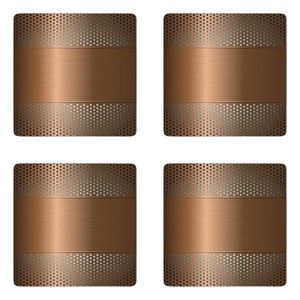 Producto hecho a mano de estilo europeo para el hogar, cocina, restaurante, vajilla, posavasos de piedra, posavasos chapados en oro rosa - Product Image 5