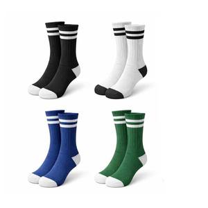 Chaussettes de sport en vente chaude, chaussettes d'hiver pour hommes, couleur unie, coton/laine, séchage rapide, respirantes, logo en bas, vêtements de sport en gros - Product Image 6