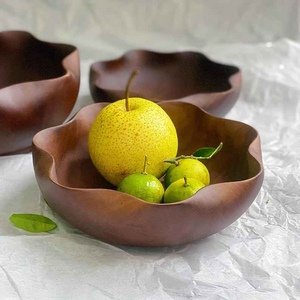 Juego de Tazones Redondos de Madera Pulida, Ligeros, Naturales, Ecológicos y de Alta Calidad para el Hogar, Hoteles y Restaurantes por MULTI CRAFT - Product Image 4