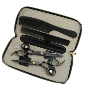 Kit de peluquero profesional de alta demanda, embalaje de logotipo personalizado, superventas, juego de peluquería con hoja recta de acero inoxidable - Product Image 4