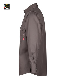 FR Ropa 6oz Verano Resistente al fuego Ripstop Camisas Hecho en China Repelente al agua CAT2 Camisa ignífuga - Product Image 6