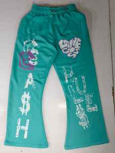 กางเกงวอร์มลำลองแบบมีเชือกผูกสำหรับผู้ชายกางเกงผ้าฟลีซผ้าฝ้ายทรงตรงสำหรับใส่ในยิมกลางแจ้งกำหนดได้เอง2024 - Product Image 4