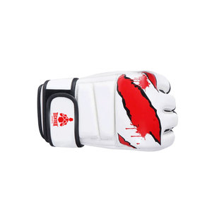 High-Density Leather MMA <b>Gloves</b> <b>Moisture</b> Wicking Adjustable Strap Comfort Padding for Boxing Kickboxing Martial Arts Workouts - Product Image 4