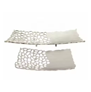 Bandejas de servicio de metal de forma cuadrada con asas de diseño Hoteles Restaurantes y Mesa para el hogar Uso de servicio Venta caliente Llegada - Product Image 5