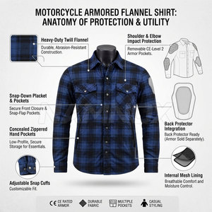 Camisas de Franela para Motociclistas, Diseño Único y Ligero, Ropa para Hombre, Gran Venta - Product Image 5
