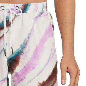 Short de bain à impression personnalisée et à séchage rapide pour hommes Short de plage à motif solide Tissu personnalisé en gros - Product Image 2