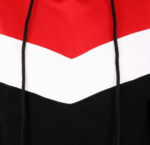 Nuevas sudaderas con capucha de invierno personalizadas, estilo urbano unisex con paneles de colores llamativos, sudaderas de forro polar de corte casual a la moda. - Product Image 5