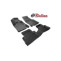 Tapis de sol 3D noir pour Opel Corsa D 2006-2014, taille unique, entièrement compatible, fabriqué en Turquie
