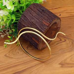 Bracelet de bras supérieur doré à brassard en laiton Boho de concepteur à la mode pour un usage quotidien et offrir des cadeaux Style arrondi uni - Product Image 3