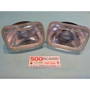 Faro Delantero Doble para FIAT 126 E 126 BIS DAL '73, H4 + Luz Halógena y Xenón - Product Image 1