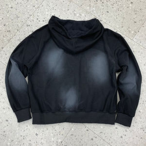 ผู้ผลิตเสื้อฮู้ดดี้ทรงบ็อกซ์แบบครอปโอเวอร์ไซส์สำหรับผู้ชาย ผ้าหนา 400gsm สำหรับฤดูหนาว สไตล์สตรีทแวร์ ผลิตตามสั่ง ผลิตจากผ้าโพลีเอสเตอร์ 100% เฟรนช์เทอร์รี่ - Product Image 2