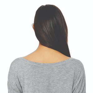 Camiseta de Manga Corta con Cuello Redondo para Mujer, Color Gris, Corte Holgado, Estilo Casual, Primavera Verano, Tejido de Punto, Algodón Jersey - Product Image 4