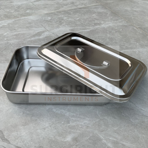 Disinfection <b>Box</b> Thickened Stainless Steel Covered Tray BY Surgiright Instruments - Product Image 4