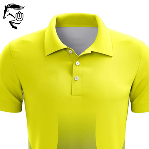 Nueva llegada de polos sublimados de tela cómodos y ligeros para hombres fáciles de usar y cómodos con logotipo personalizado - Product Image 4