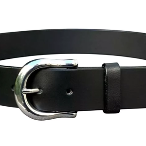 Cinturón de cuero genuino personalizable de Venta caliente con hebilla de acero Estilo formal Tamaños disponibles-Venta al por mayor - Product Image 1