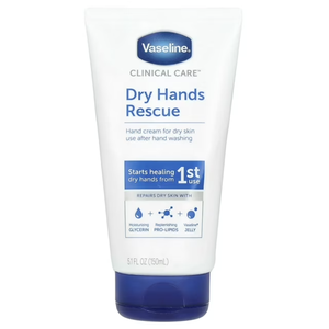 <b>Vaseline</b>, Clinical Care, Dry <b>Hands</b> Rescue, Fragrance Free, 5.1 fl oz (150 ml) - Product Image 1