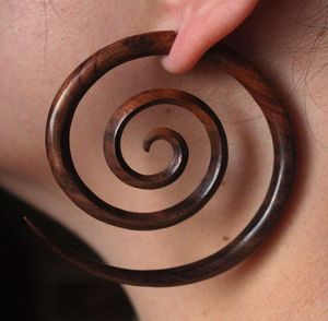 Pendientes de forma redonda de madera de mejor diseñador, anillo de oreja elegante para boda y fiesta, pendientes de joyería de moda de fábrica con tasa de venta completa - Product Image 5