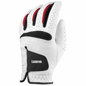 Guantes de golf Uso para todo tipo de clima Blanco Negro Cabretta Empuñaduras de cuero Dedo completo Ligero Transpirable Antideslizante - Product Image 5