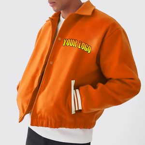 Chaquetas Varsity de Moda Más Vendidas, 100% Lana, al por Mayor, Color Personalizado, Logotipo Bordado, con Cuello, para Hombre, Ecológicas, Impermeables - Product Image 1