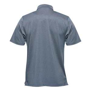 High Quality <b>Men's</b> Solid <b>Grey</b> Knitted Polyester for <b>Shirts</b> with Anti-Shrink Feature Custom Logo OEM Service - Product Image 4