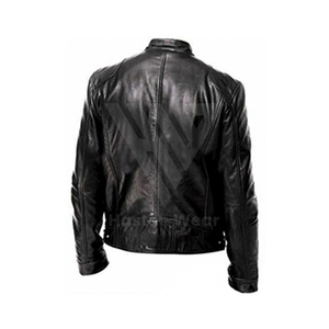 Motorbike Stylish Leather <b>Jacket</b> for <b>Men</b> and Custom Logo 100% Leather <b>Men's</b> <b>Jacket</b> Custom Slim Leather <b>Jackets</b> - Product Image 6