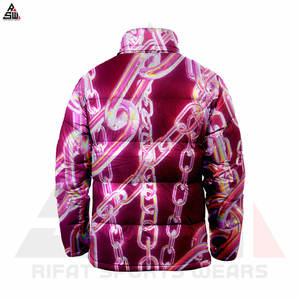 Marque distributeur Veste bulle de sublimation respirante coupe-vent pour l'hiver avec logo sur le devant pour hommes Meilleur vendeur à bas prix pour l'extérieur - Product Image 6