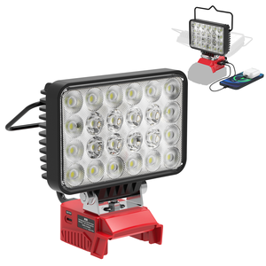 Китайская оптовая продажа: светодиодный рабочий фонарь, совместимый с аккумулятором Milwaukee 18V Li-ion, портативный фонарик, аварийный светильник, лампа для кемпинга - Product Image 1